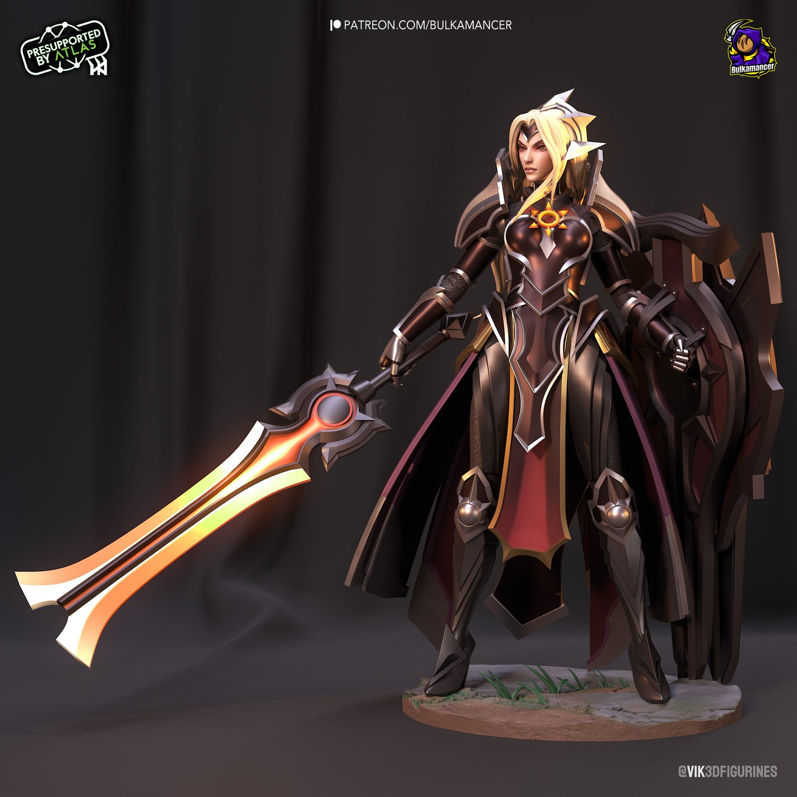 Bulkamancer Sculpts Leona League Of Legends view 4