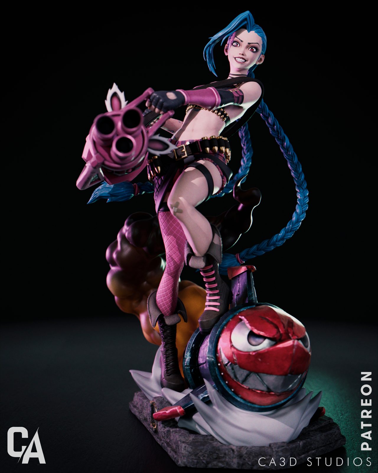 Ca 3D Studios Jinx view 3