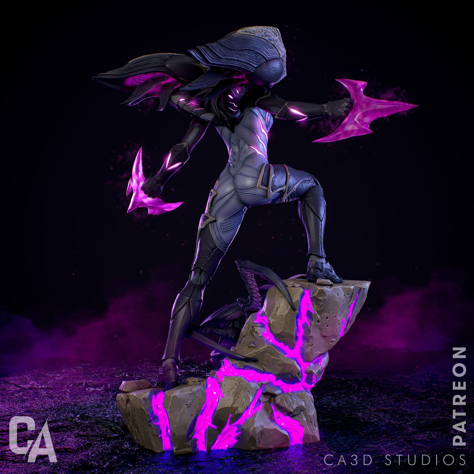 Ca 3D Studios Kai'Sa view 3