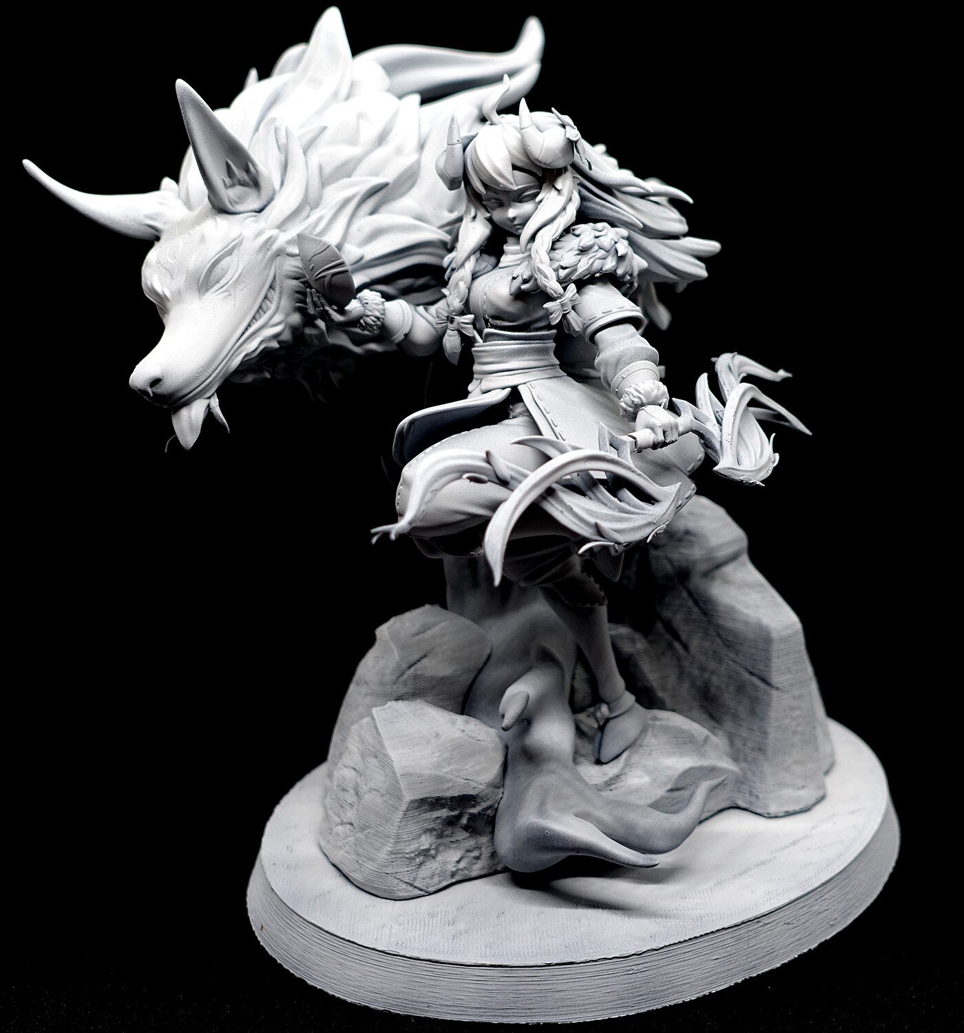 LOL SPRITE BLOSSOM KINDRED 3D FIGURE view 2