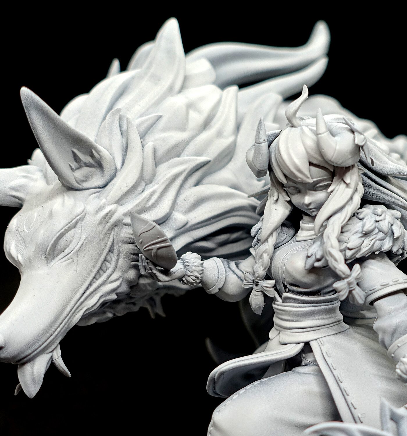 LOL SPRITE BLOSSOM KINDRED 3D FIGURE view 3