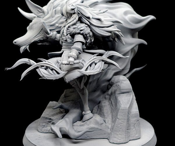 LOL SPRITE BLOSSOM KINDRED 3D FIGURE view 6