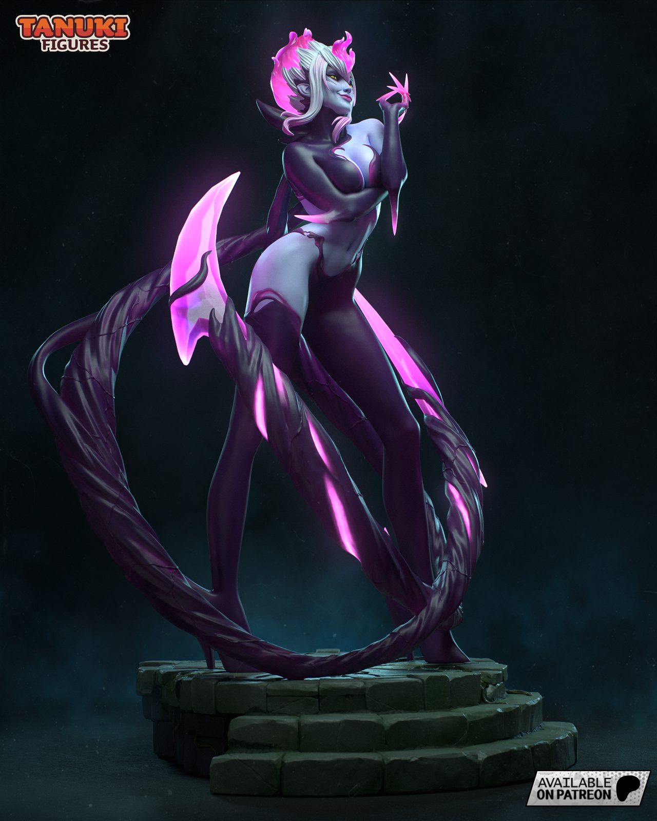 Tanukifigures Evelynn view 2