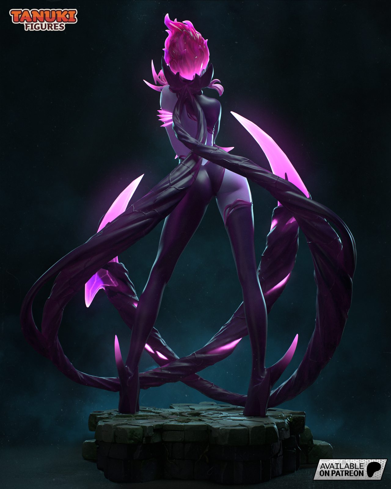 Tanukifigures Evelynn view 3