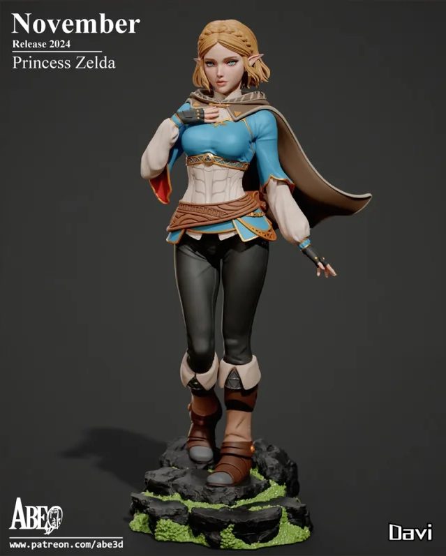 Abe3D Princess Zelda
