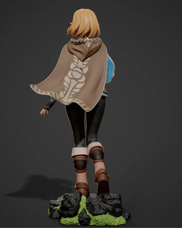 Abe3D Princess Zelda view 2