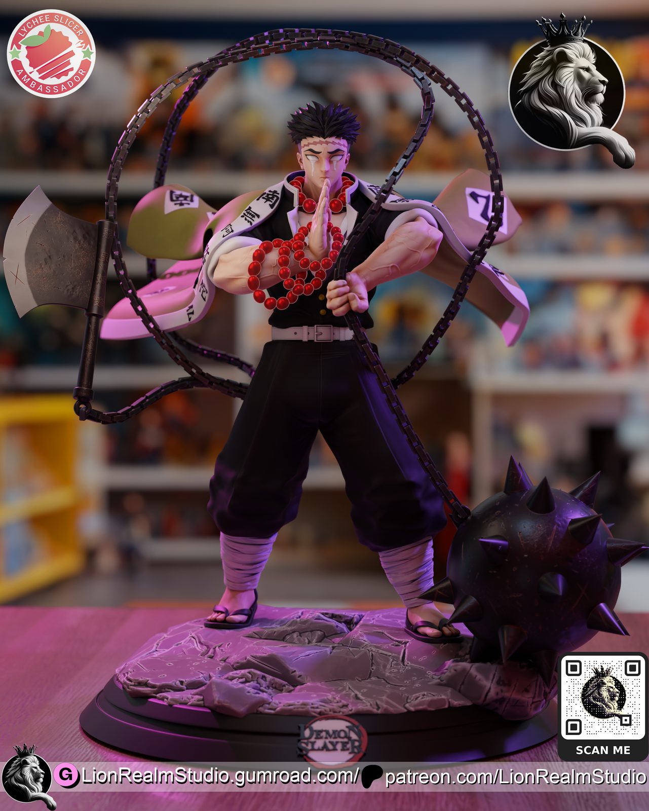 Lionrealm Studio Gyomei From Demon Slayer