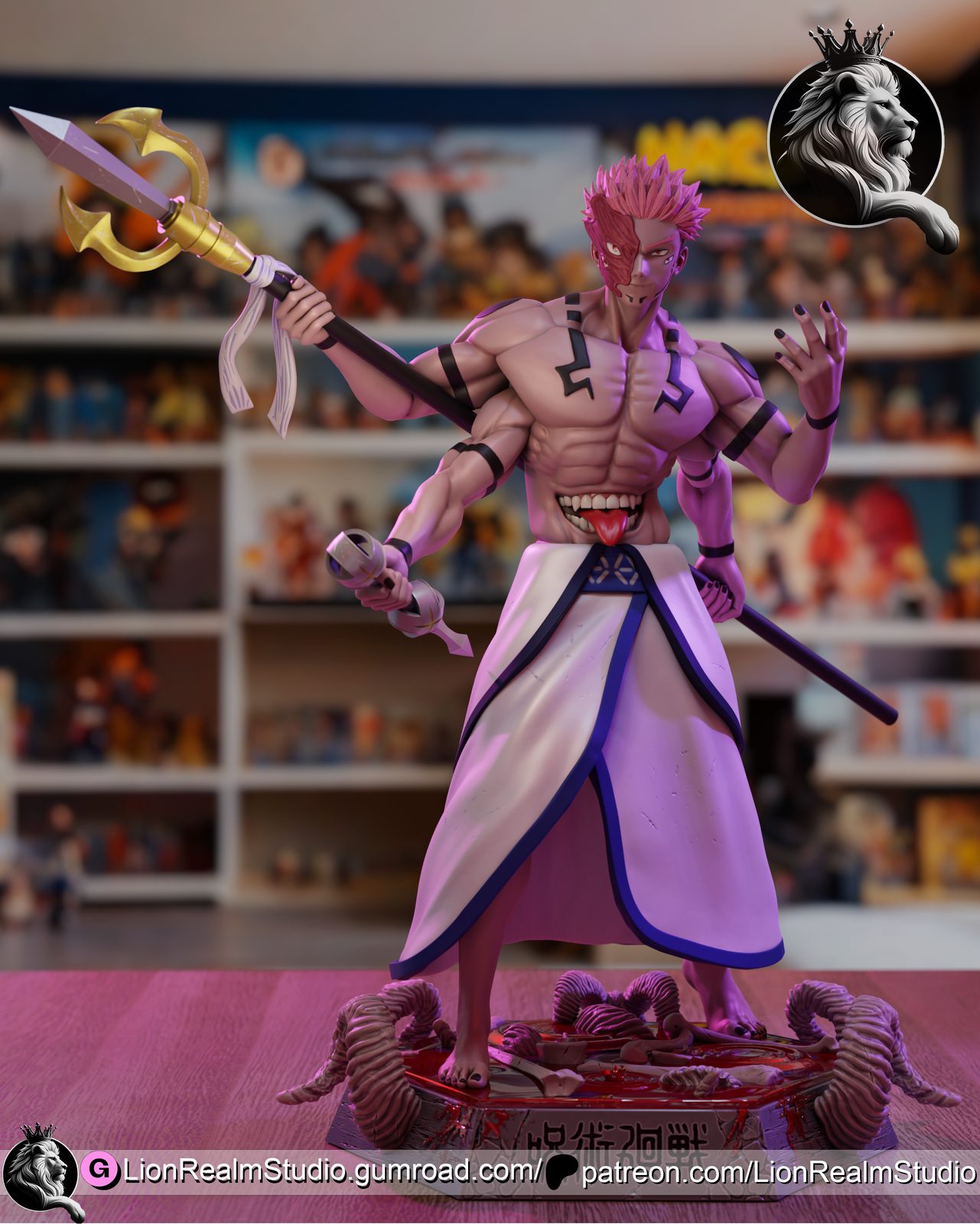 Lionrealm Studio Og Ryomen Sukuna