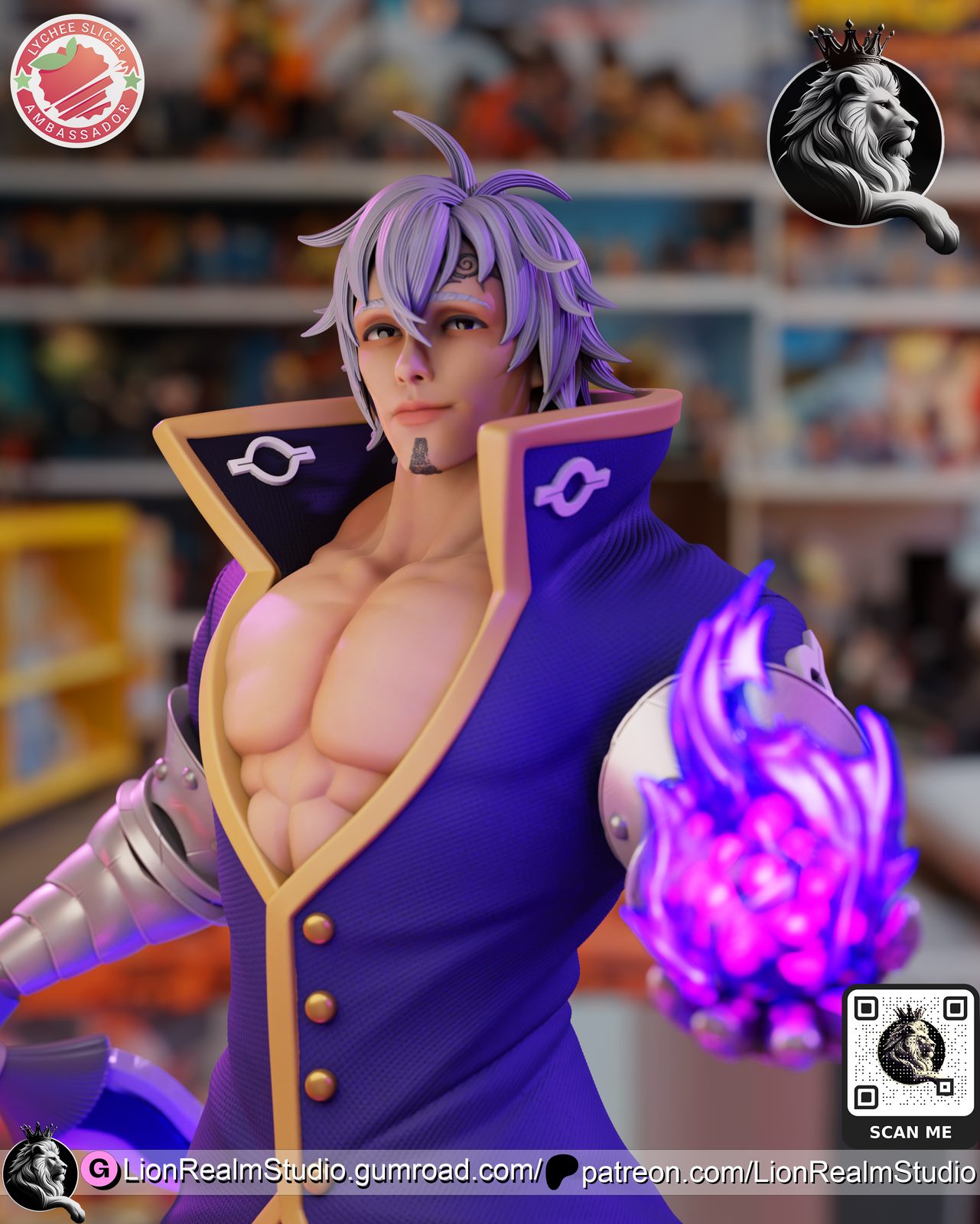 Lionrealm- The Seven Deadly Sins- Estarossa view 3