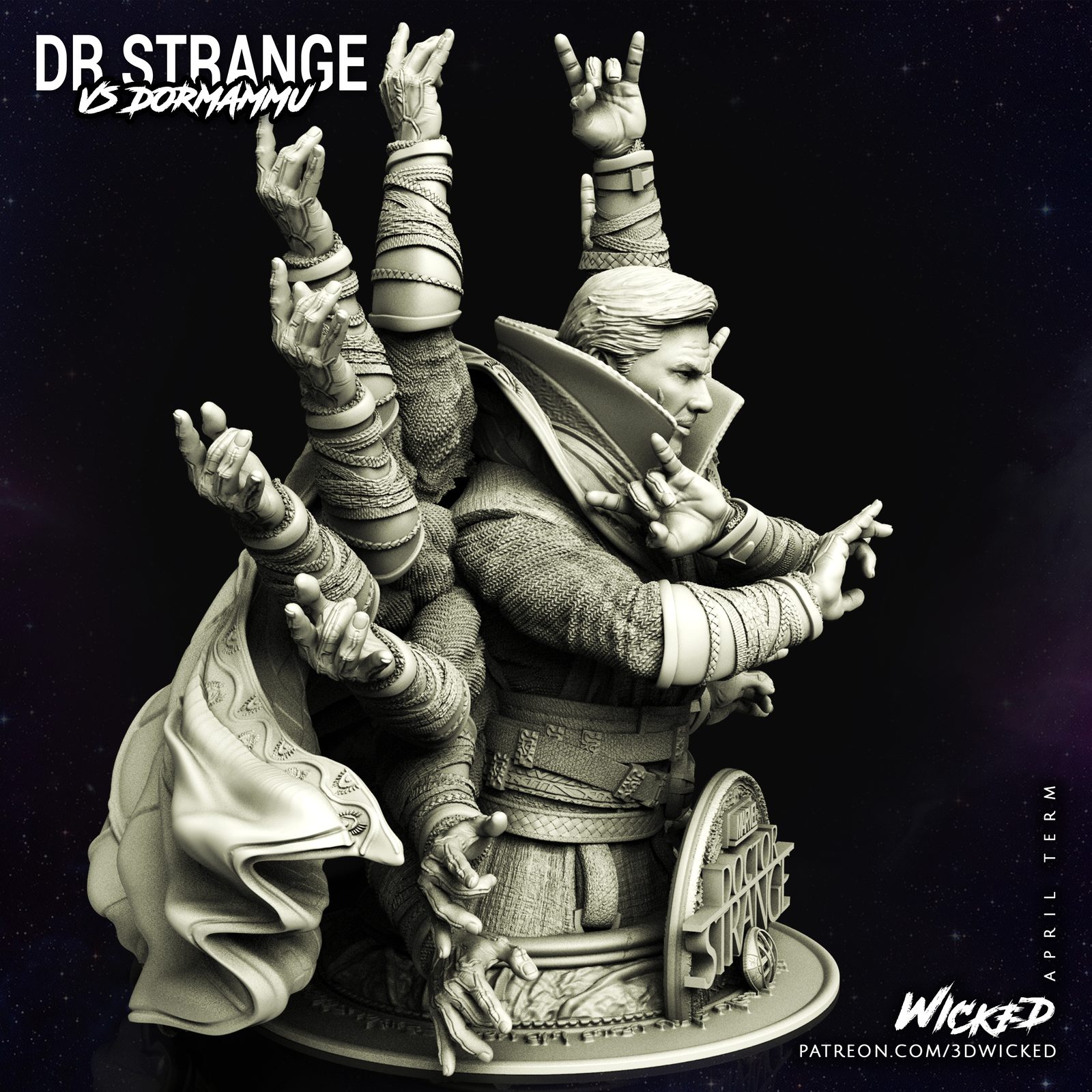 Dr. Strange Bust view 2