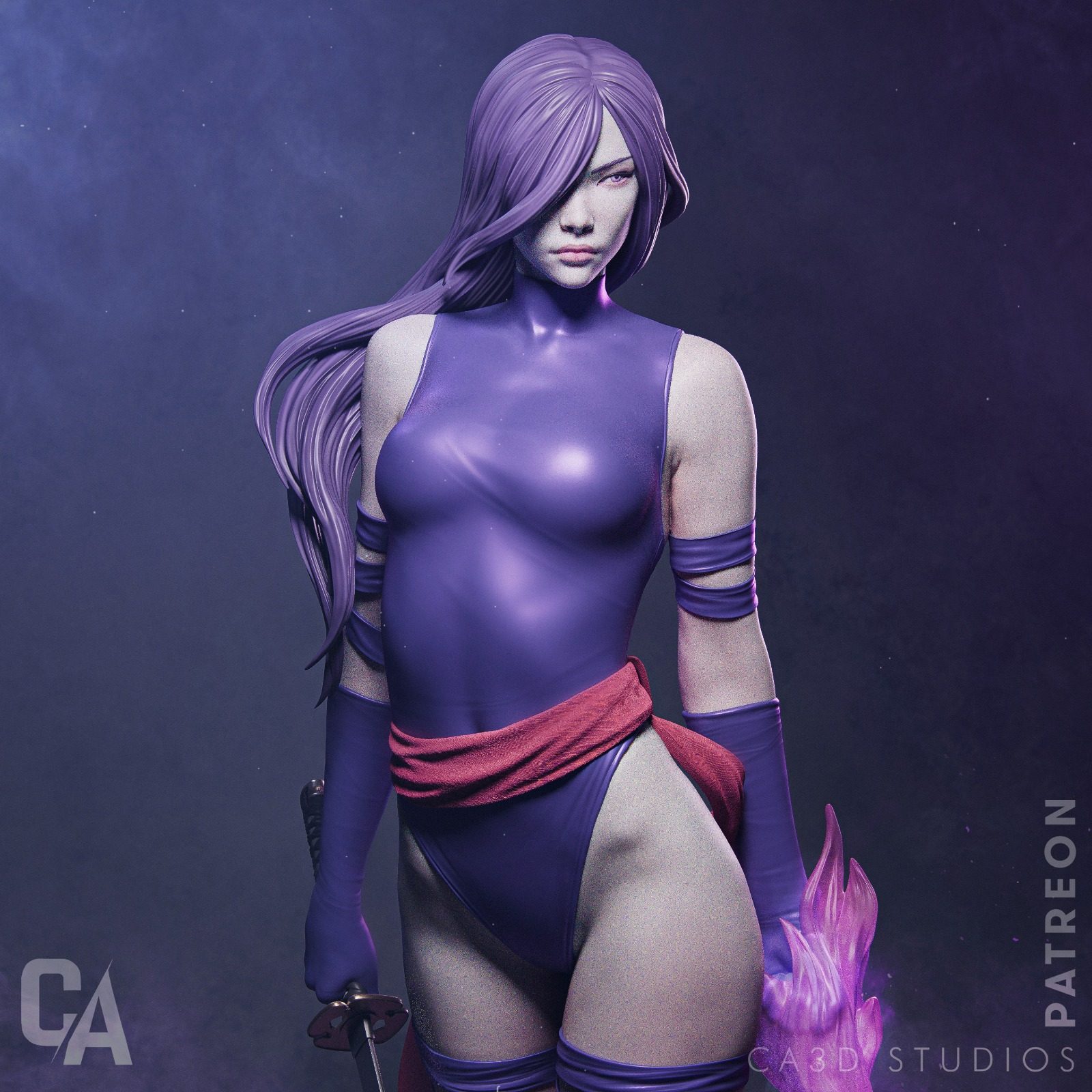 Ca 3D Studios Psylocke
