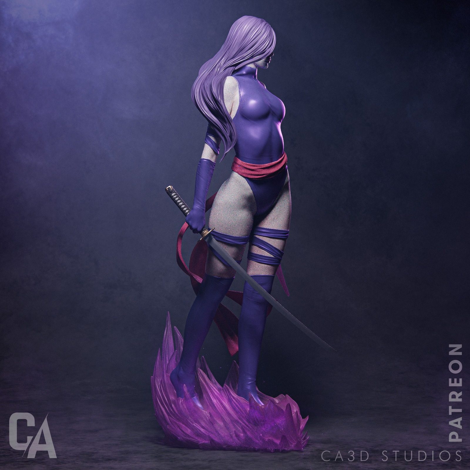 Ca 3D Studios Psylocke view 4