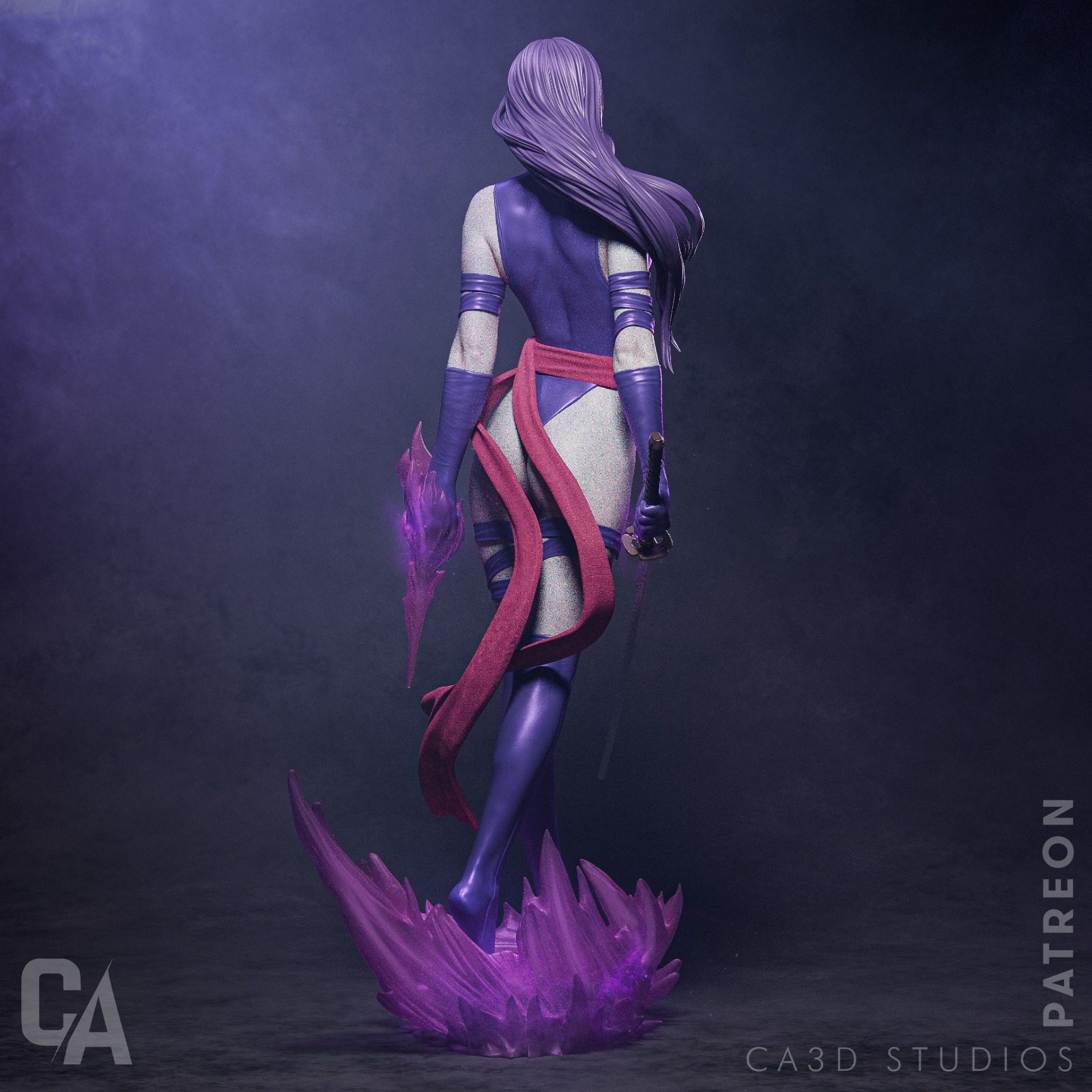Ca 3D Studios Psylocke view 5