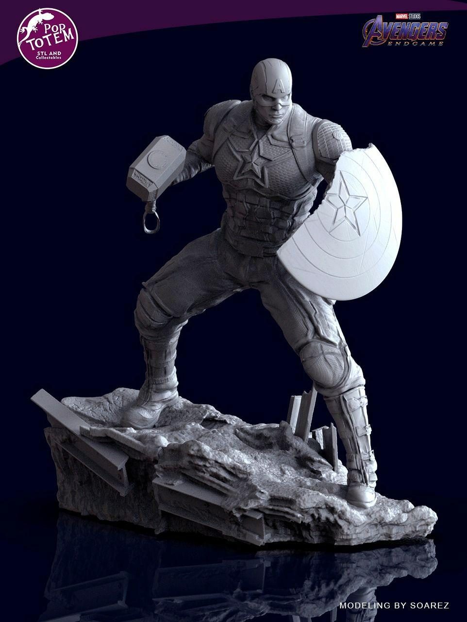 Captain America Pop Totem