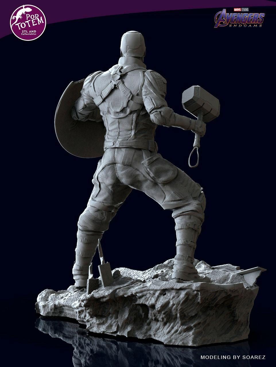 Captain America Pop Totem view 2