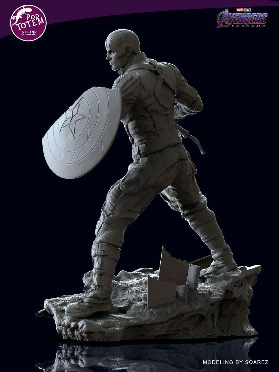 Captain America Pop Totem view 3