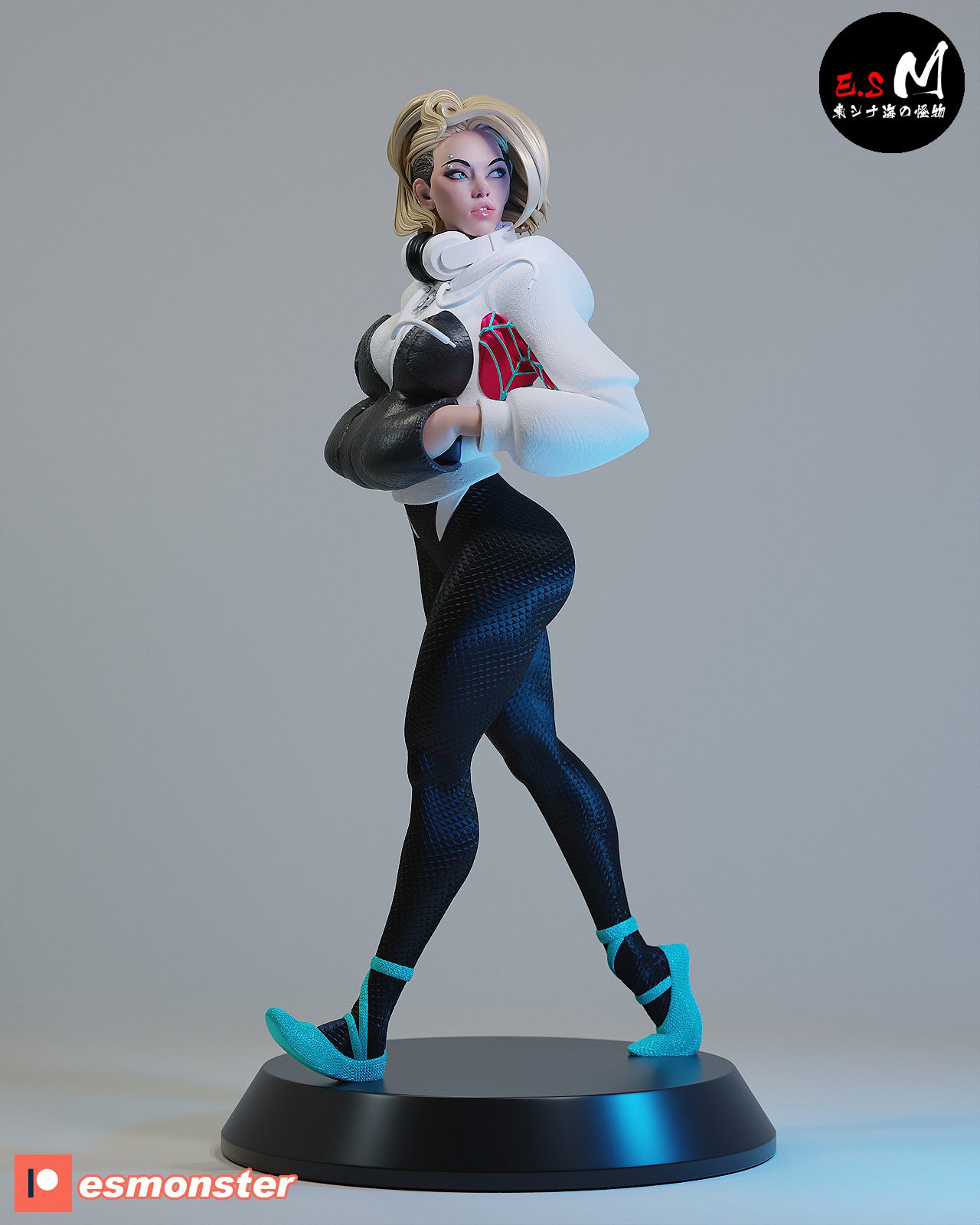 White Spider Gwen view 2