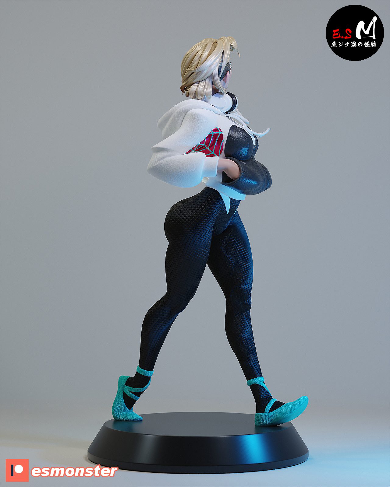 White Spider Gwen view 4