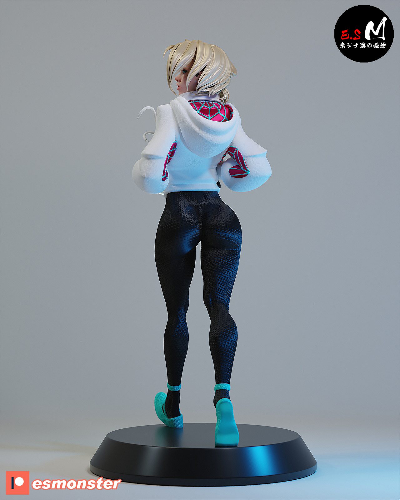 White Spider Gwen view 5