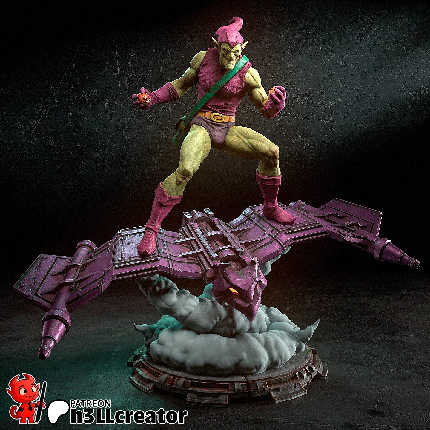 Green Goblin And Bust view 4