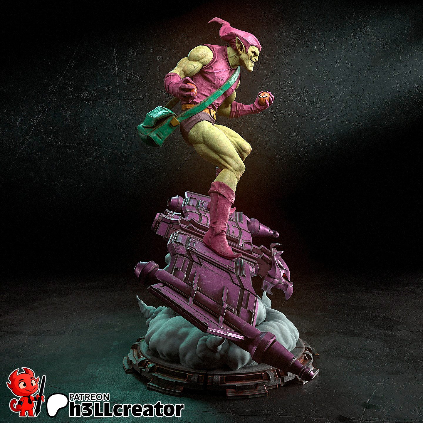 Green Goblin And Bust view 5