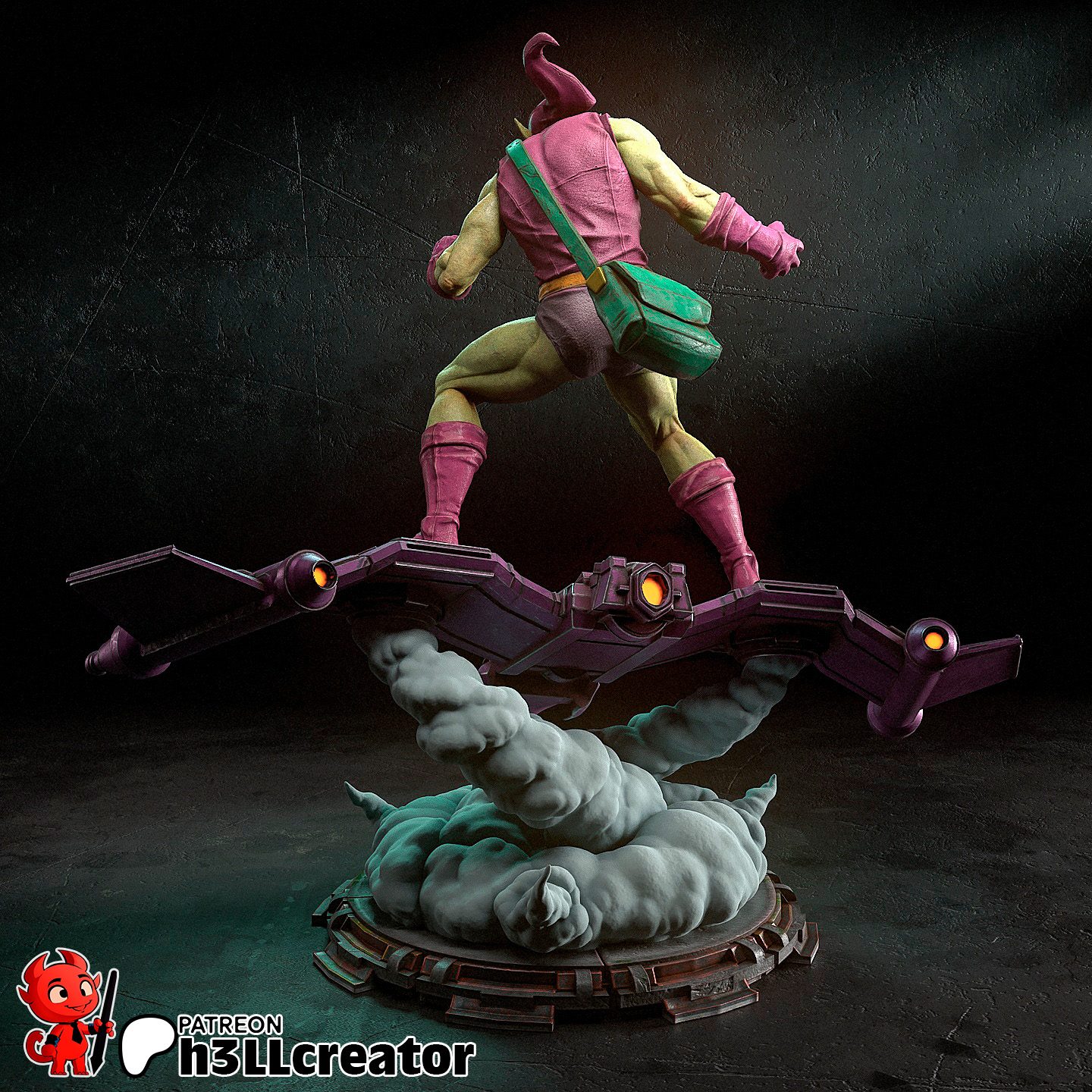Green Goblin And Bust view 6