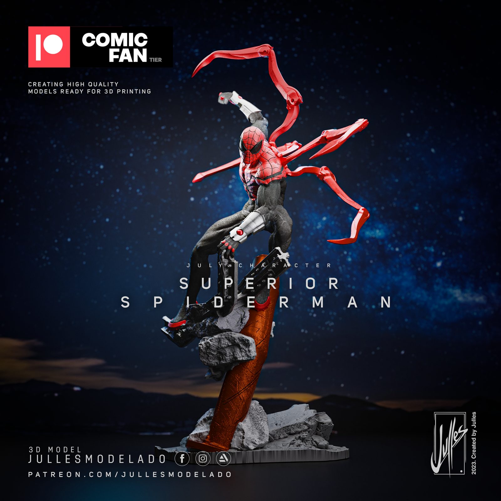 Julles Modeladosuperior Spiderman view 2
