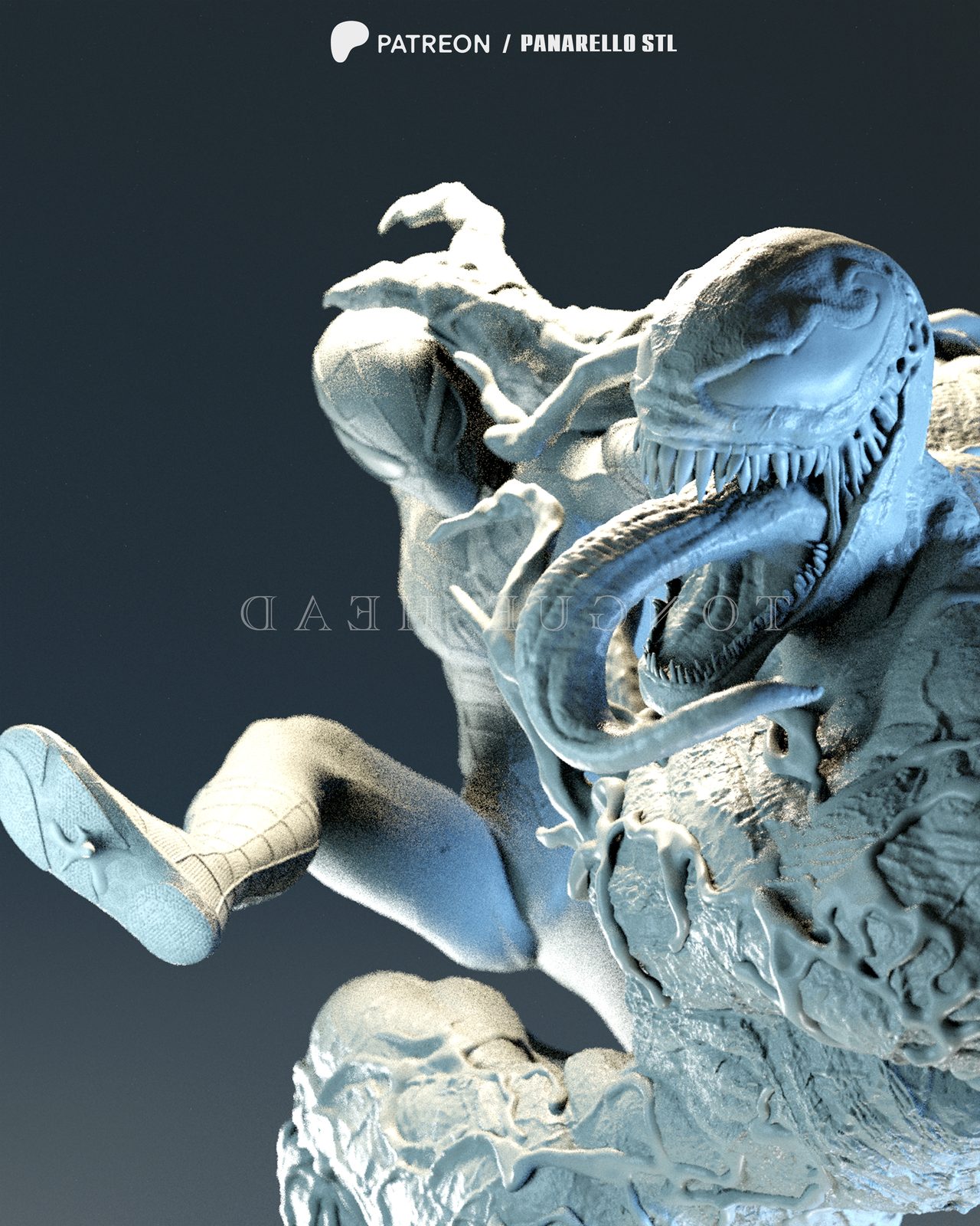 Panarellovenom Spiderman Diorama view 5