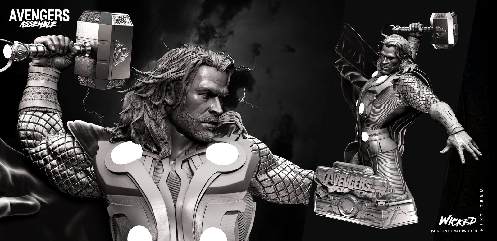 Thor Bust view 2