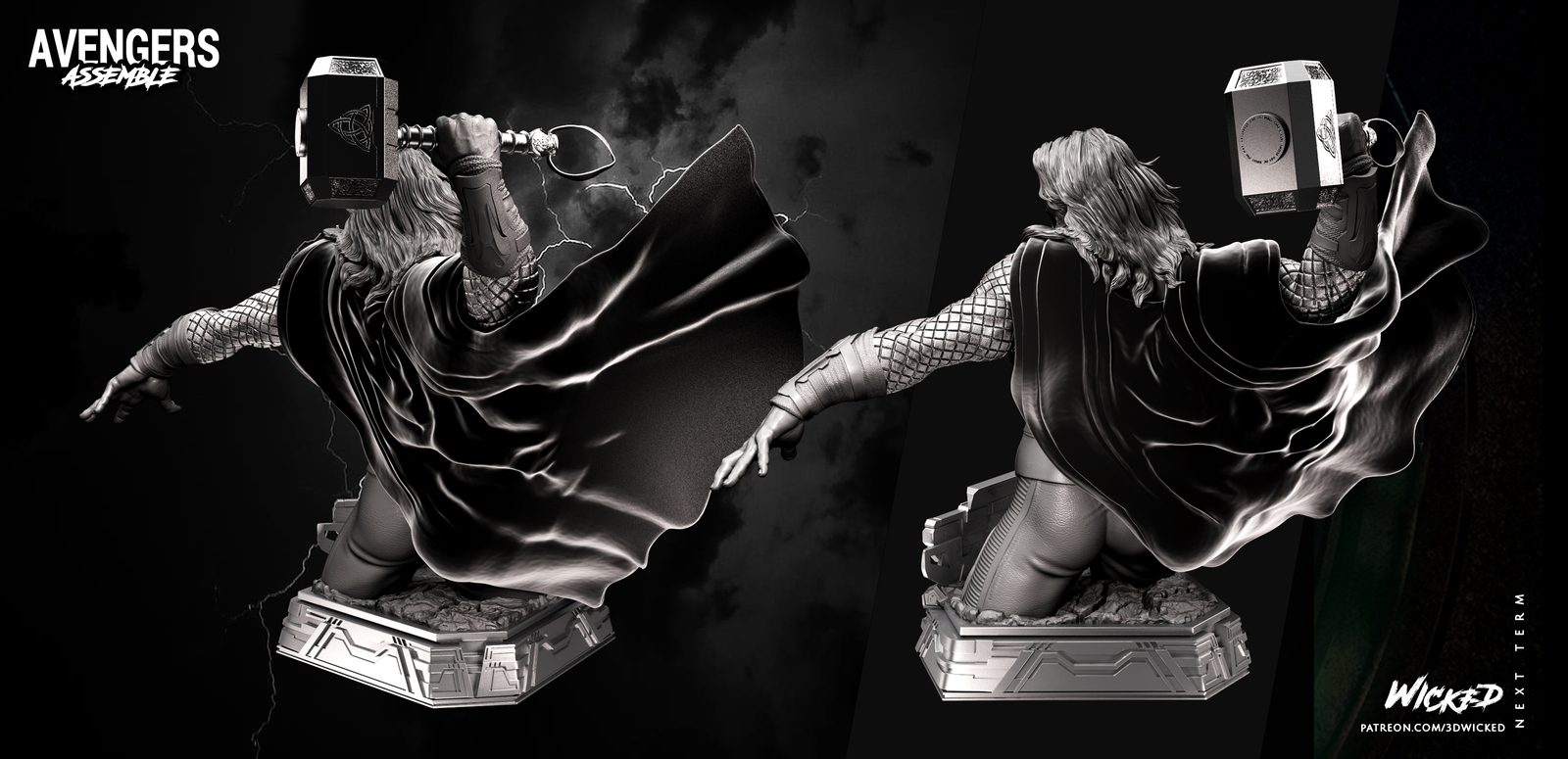 Thor Bust view 4