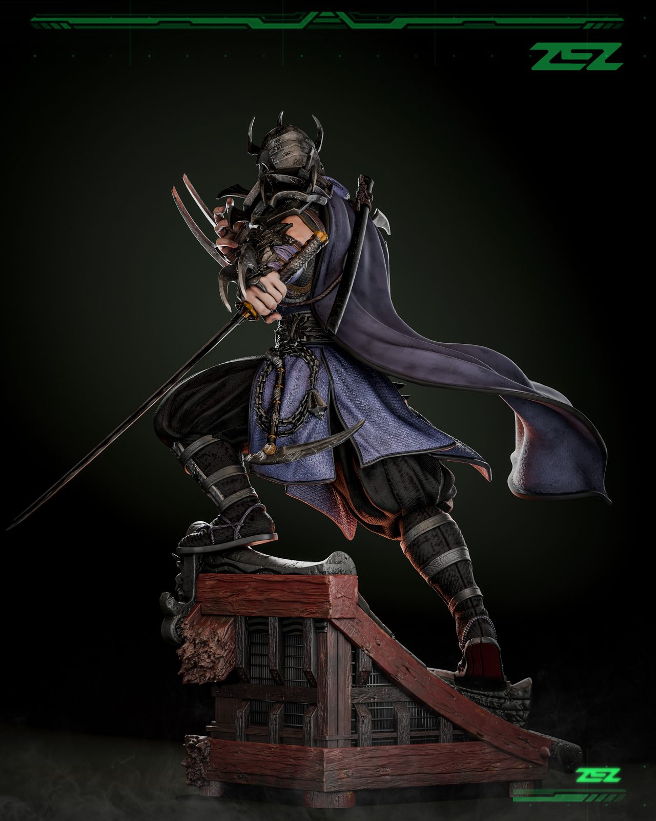 Shredder Sculpture & Bust@Hugosan view 4