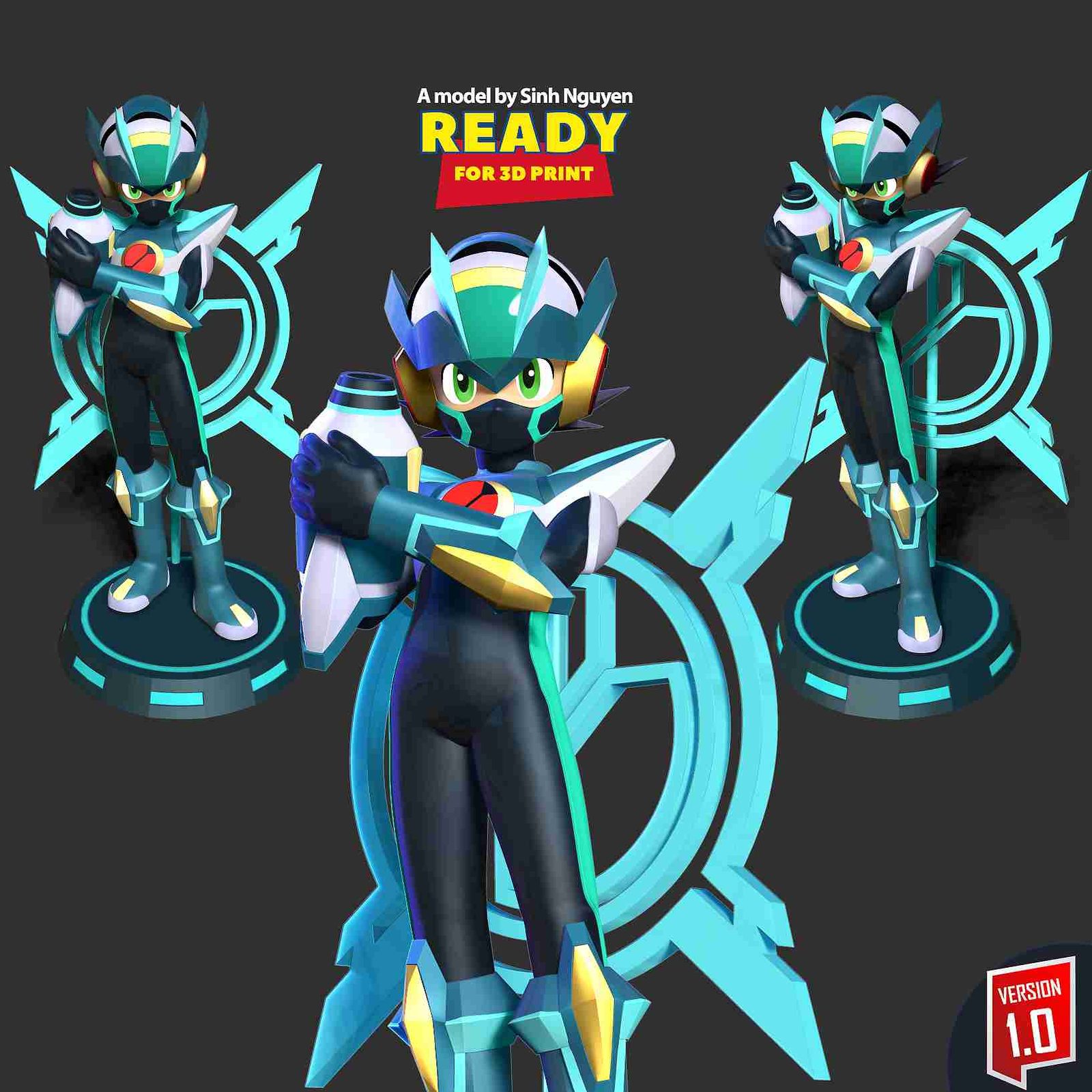 Mega Man X Dive@Hehestl