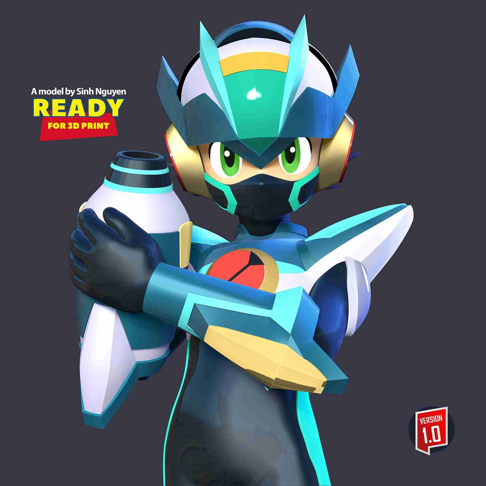 Mega Man X Dive@Hehestl view 4