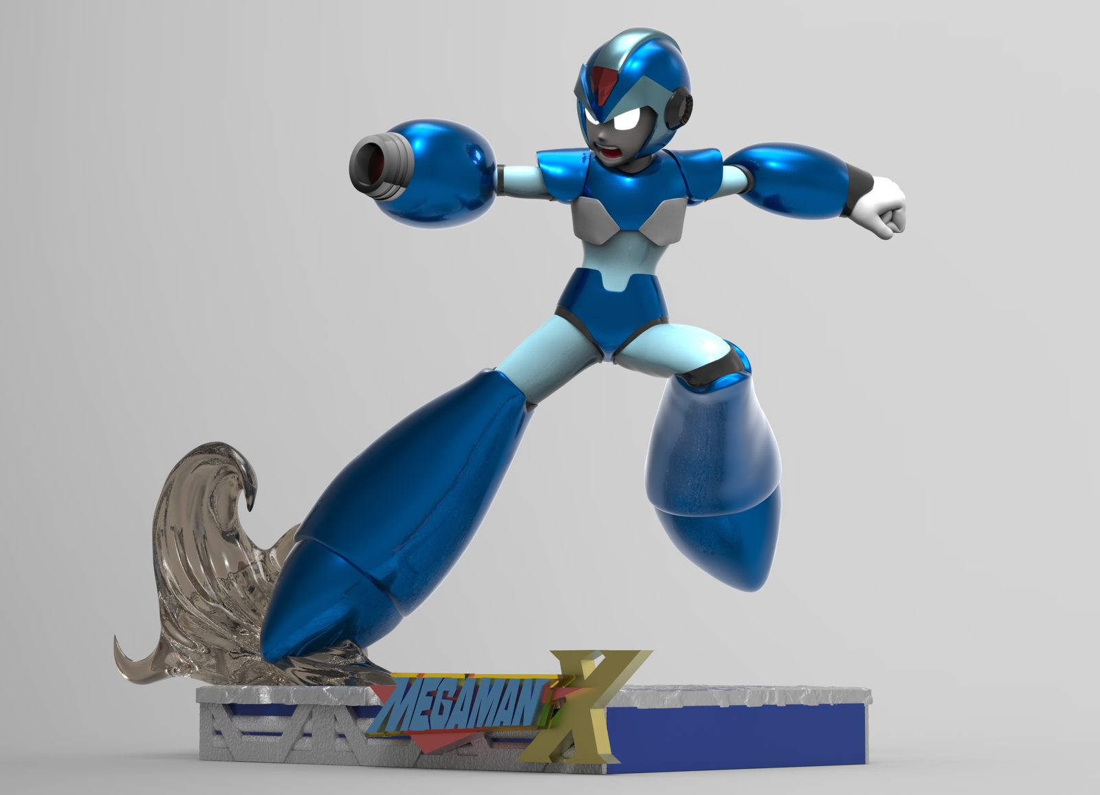Megaman And Zero Diorama view 2