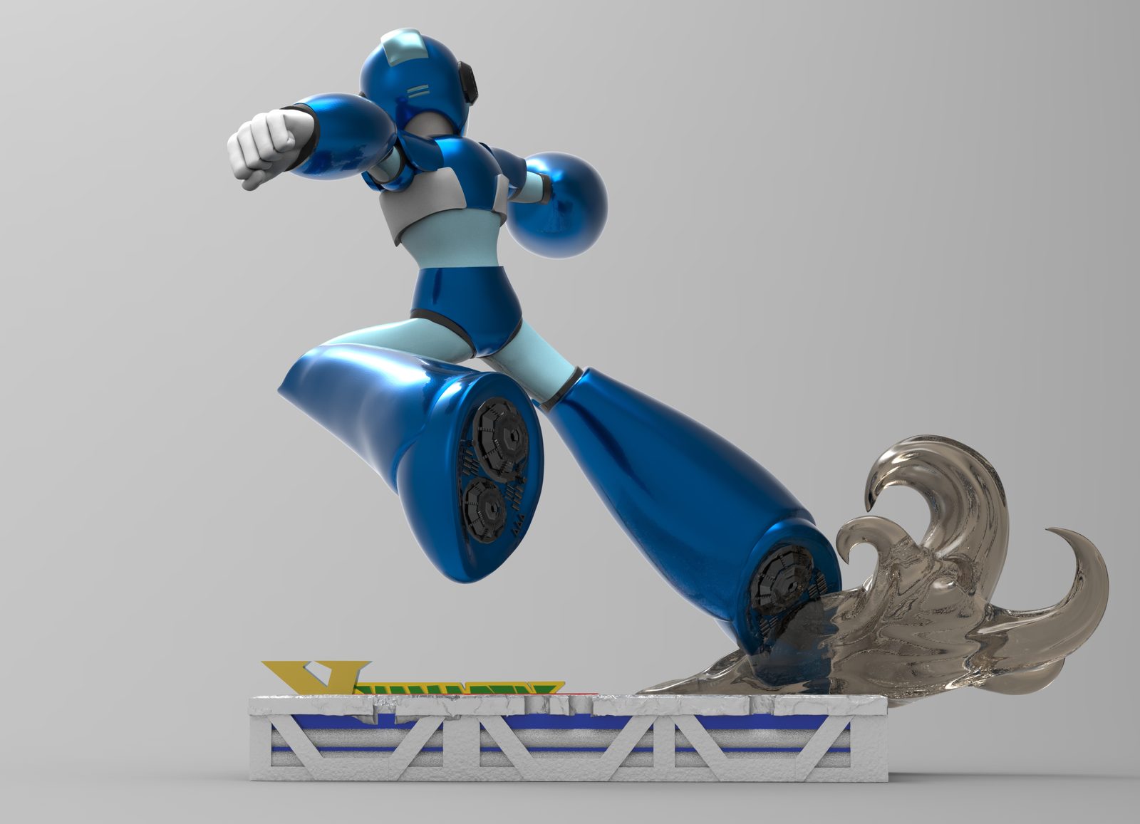 Megaman And Zero Diorama view 3