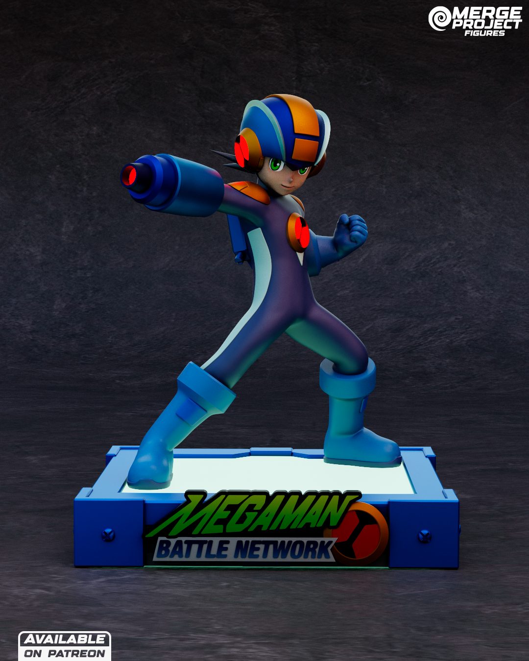 Merge Project Figures Mega Man Exe view 2