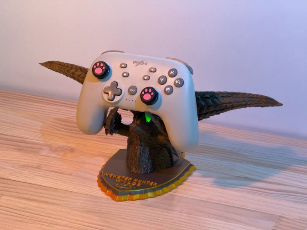Rey Dau Monster Hunter Wilds Auroral-Thunder Dragon Head Sculpture view 2