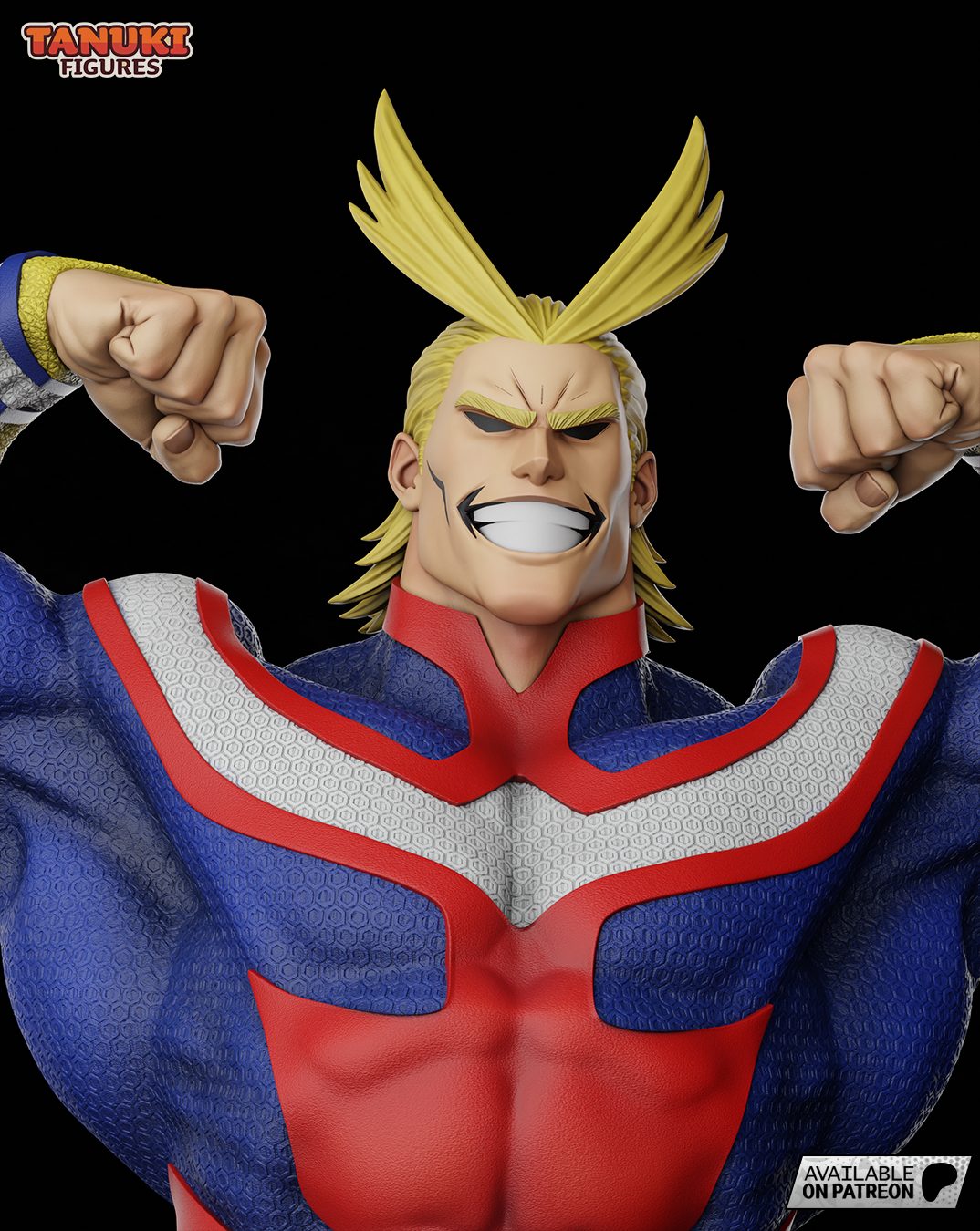 Tanukifigures 2024 08 All Might Bust