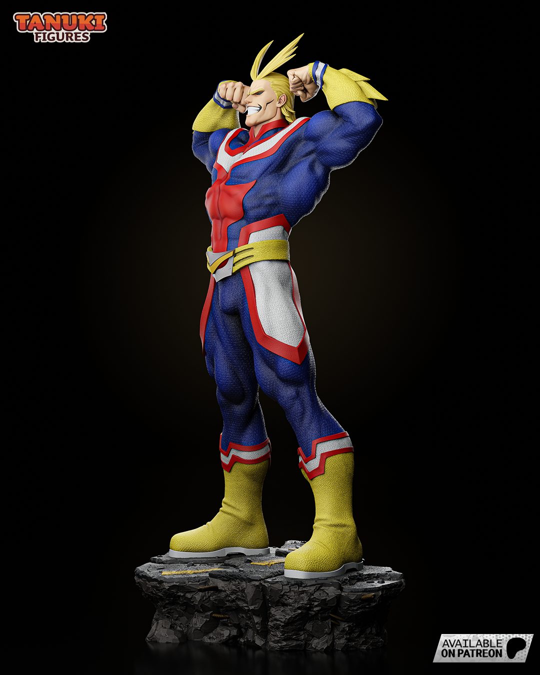 Tanukifigures Allmight view 4