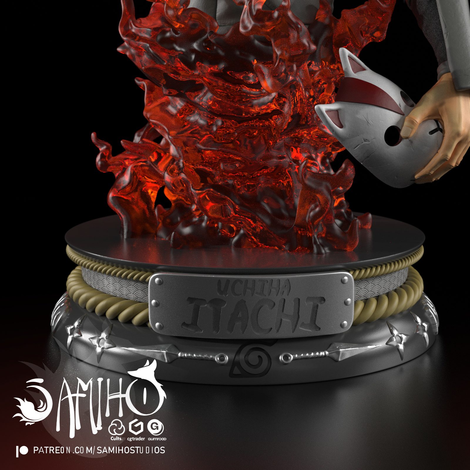 Itachi Uchiha (Anbu) Conclusiveprojectstl view 5
