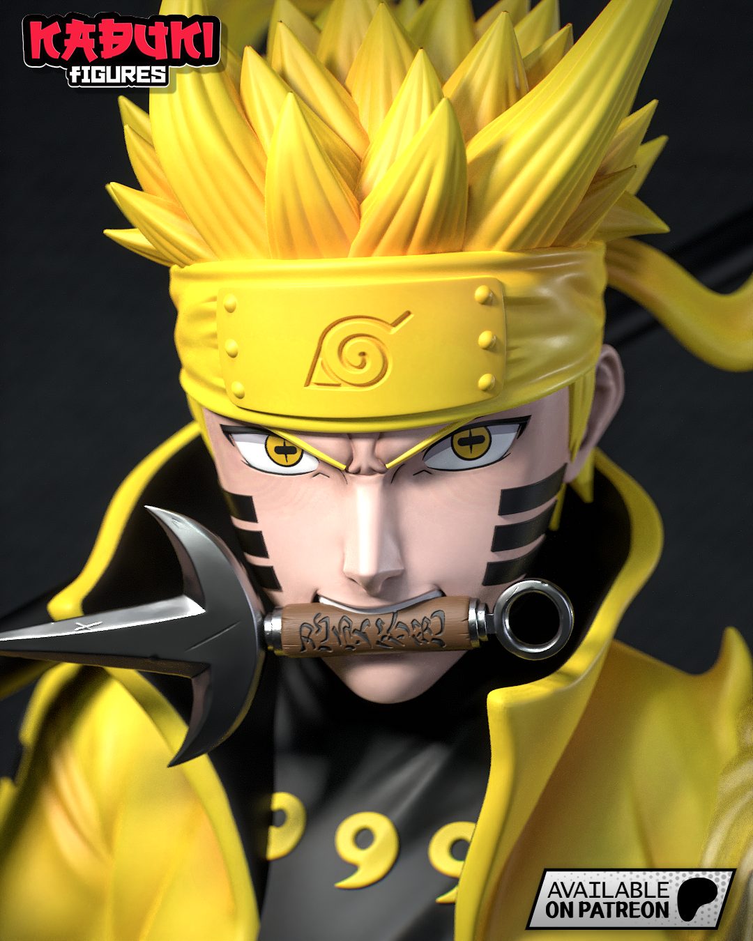 Kabuki Figures Naruto Bust