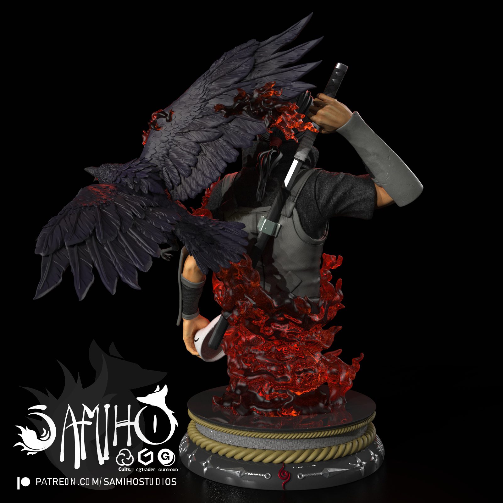 Itachi Uchiha Bust