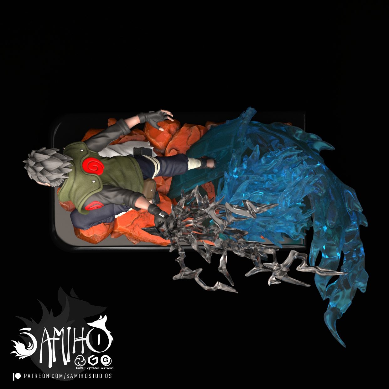 Samiho Studios Kakashi And Susanoo view 4