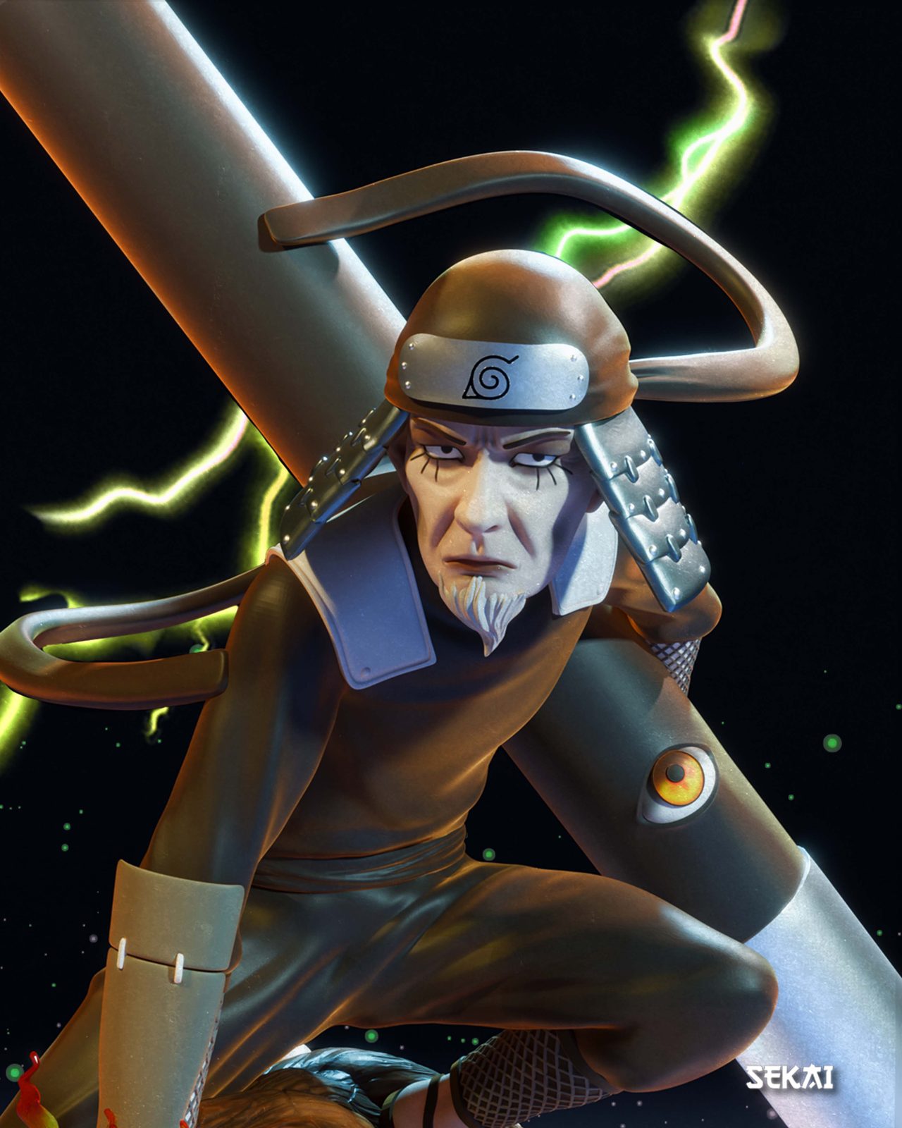 Sekai Term 42 02 2025 Sarutobi Statue Andbust T Me Moxomor Aka view 5