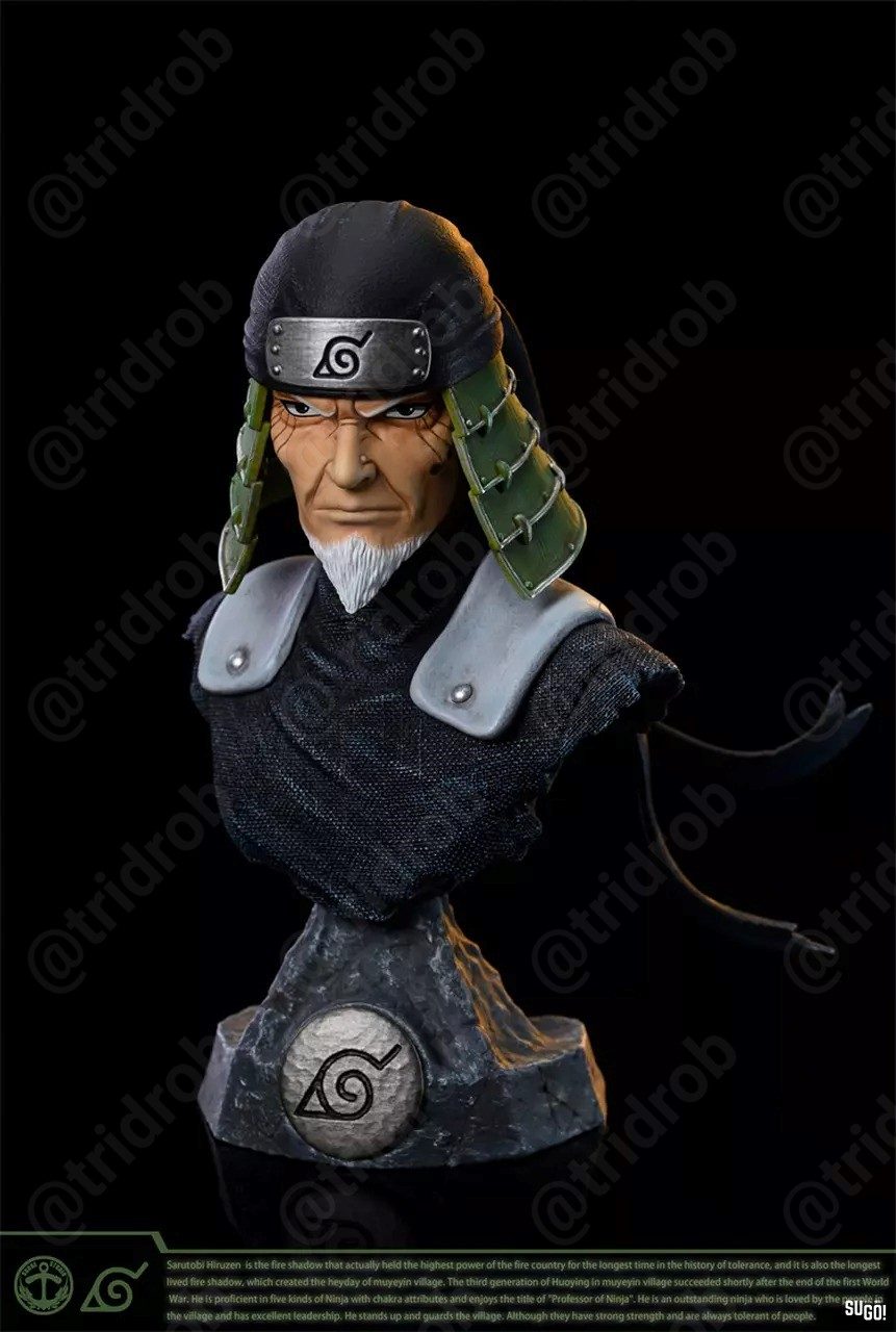 Sarutobi Hiruzen Bust view 2
