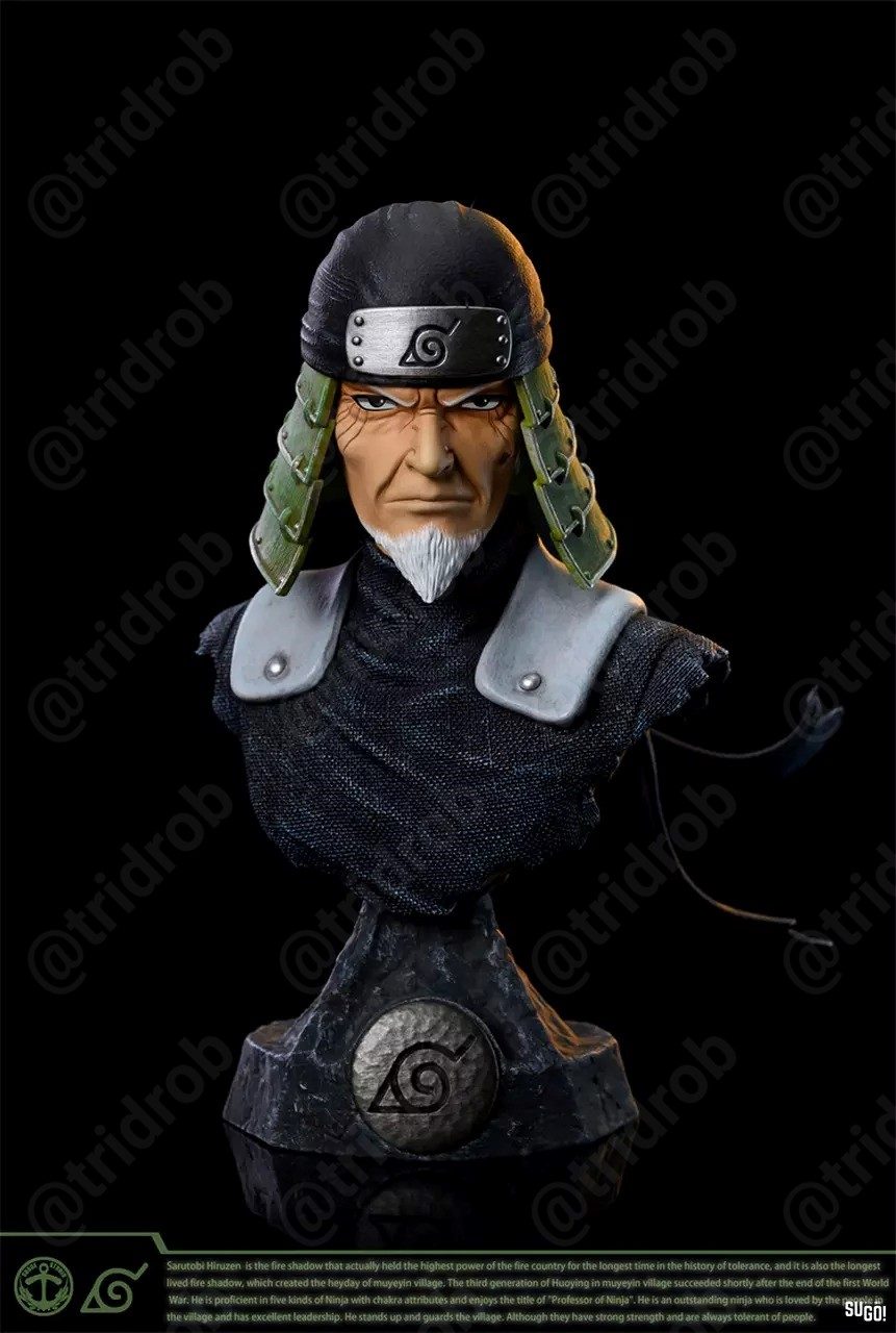 Sarutobi Hiruzen Bust view 3