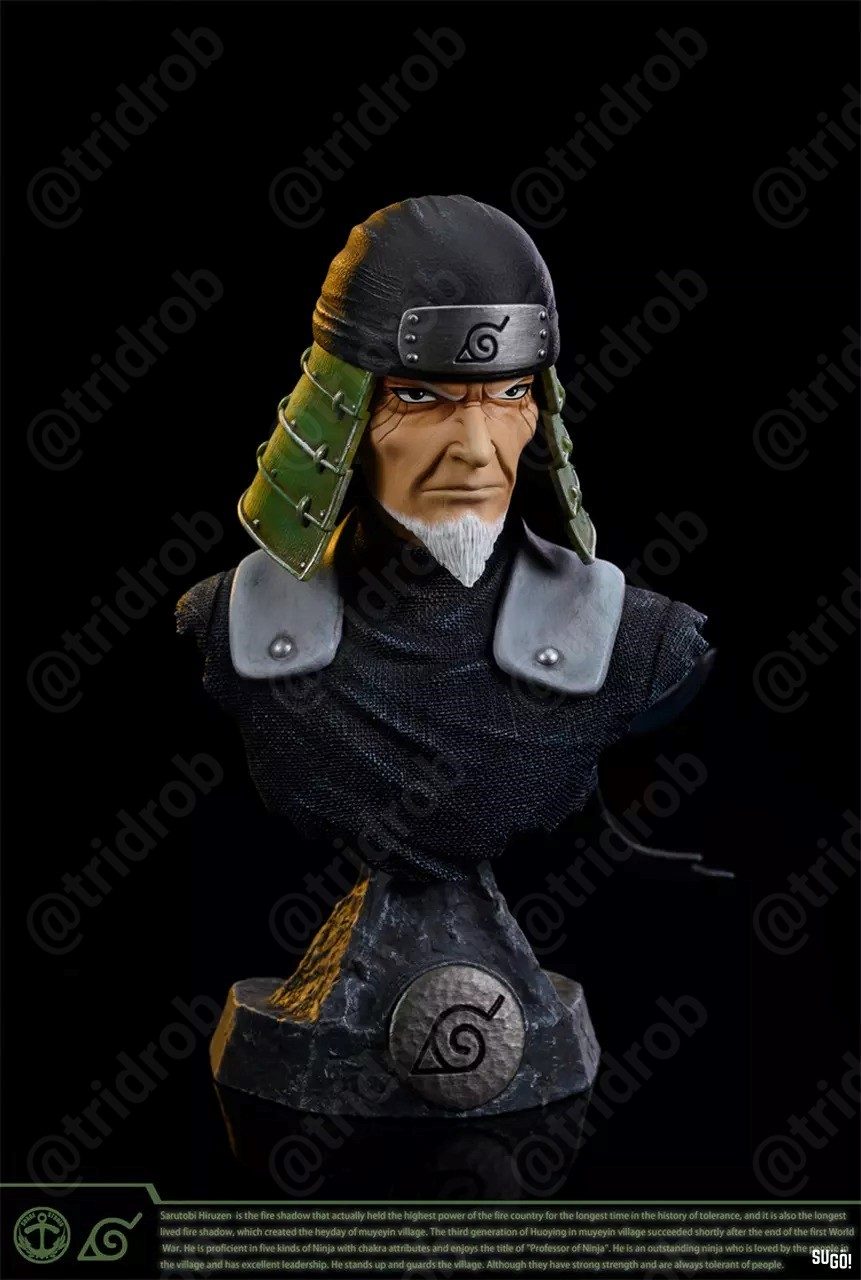 Sarutobi Hiruzen Bust view 4