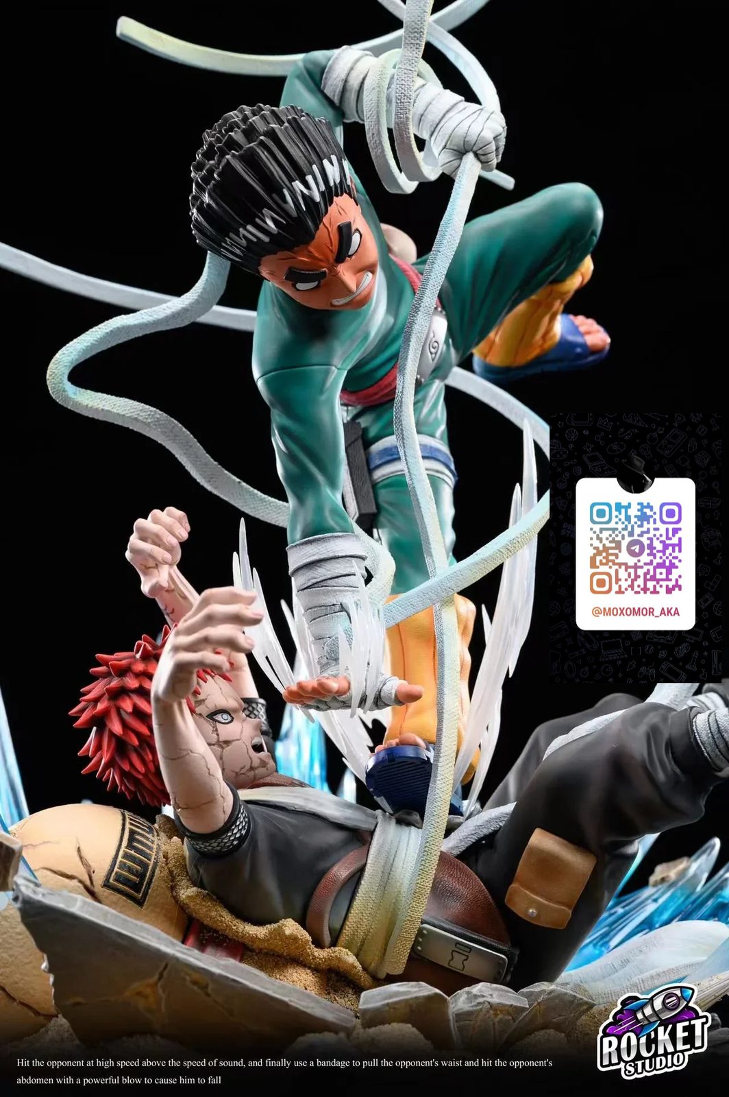 Ukiyo Figures Gaara Vs Rock Lee view 2