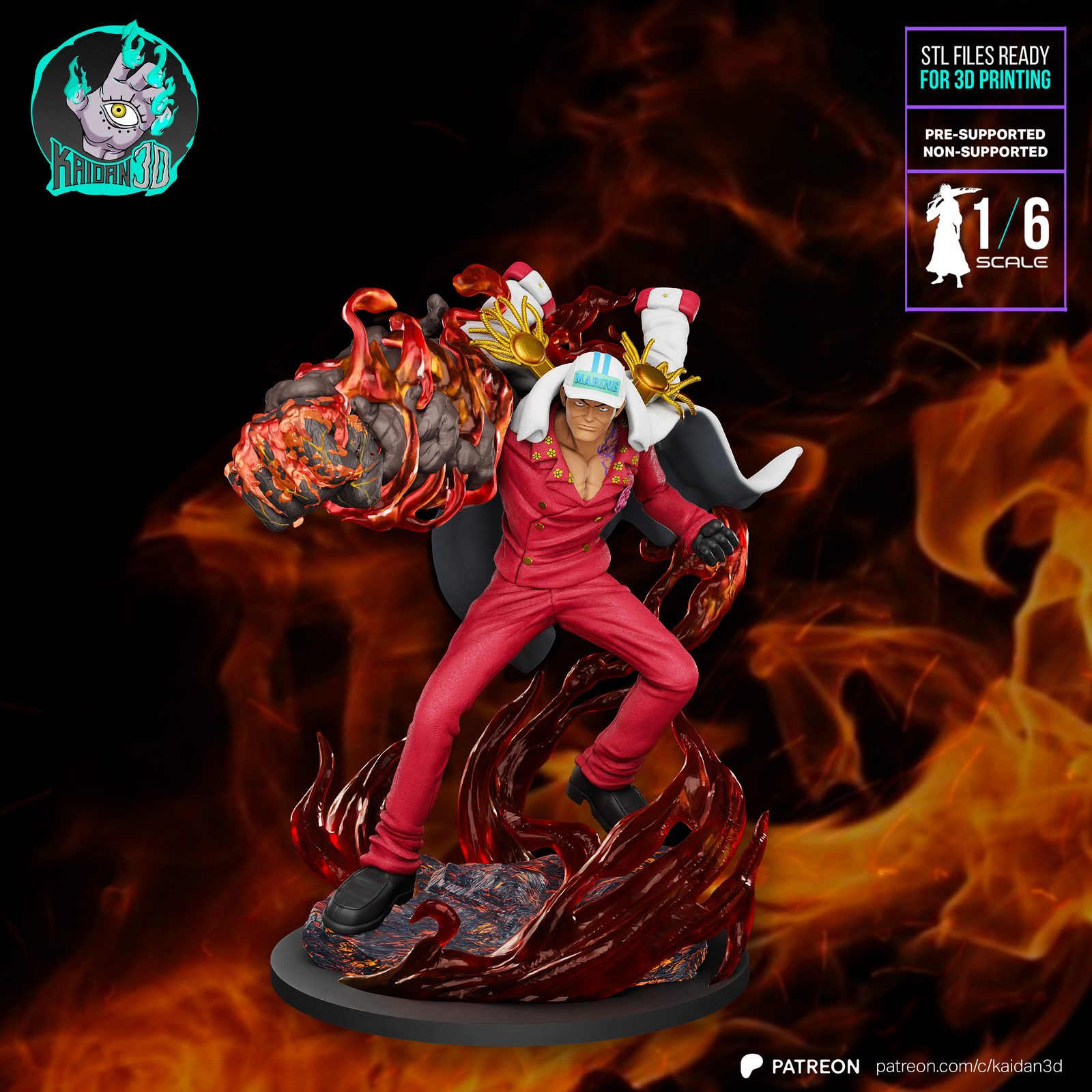Akainu X Kizaru X Aokiji view 4