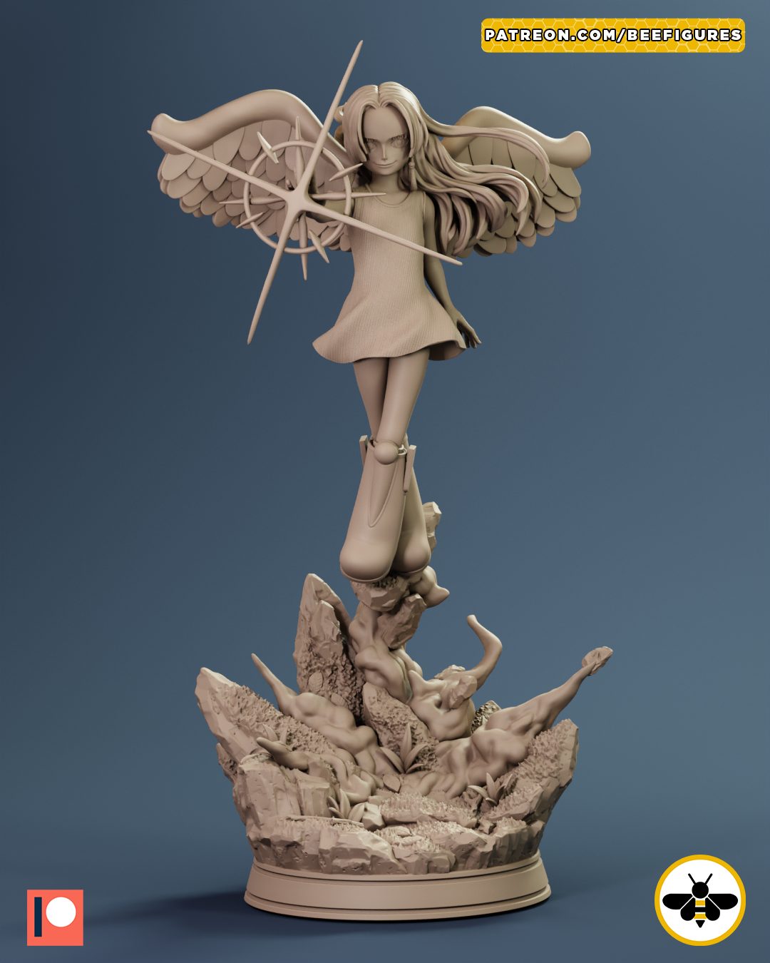 Bee Figuress Snake Boa Hancock Seraphim One Piece view 2
